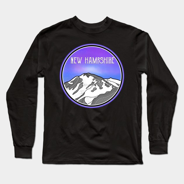 Mountains New Hampshire Long Sleeve T-Shirt by mailboxdisco